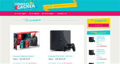 Desktop Screenshot of consoles-a-gagner.com