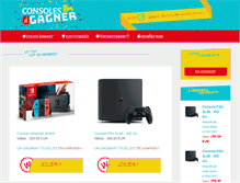 Tablet Screenshot of consoles-a-gagner.com